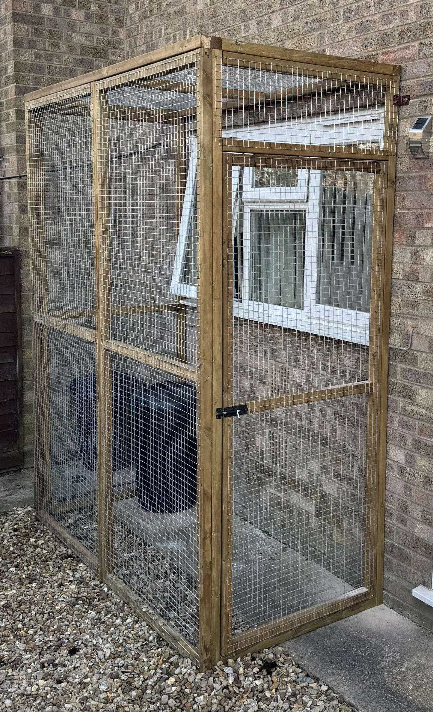 Catio, Cat Run, Outdoor Pet Enclosure, 3 Sided Garden Catio